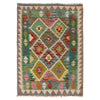 Hand Woven Wool Kelim 2' 8" x 3' 9" ft / 82 x 115 cm - No. P34902