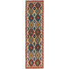 Hand Knotted Flatweave Kilim Runner 2' 5" x 9' 9" ft / 74 x 298 cm - No. P34905