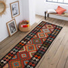 Handmade Afghan Vegetable Kilim Runner 2' 3" x 9' 10" ft / 69 x 300 cm - No. P34918