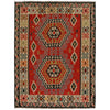 Hand Woven Wool Kelim 5' 10" x 7' 9" ft / 178 x 236 cm - No. P34962