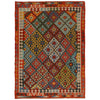 Hand Woven Wool Kelim 5' 8" x 8' 3" ft / 176 x 252 cm - No. P34978