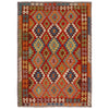 Handmade Turkish Design Wool Kilim 5' 6" x 8' 0" ft / 168 x 245 cm - No. P34982