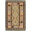 Small Size Chobi Kilim 3' 3" x 4' 10" ft / 98 x 148 cm - No. P34990