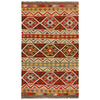 Hand Knotted Flatweave Kilim 3' 3" x 5' 3" ft / 98 x 160 cm - No. P34993