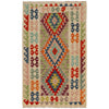 Hand Knotted Flatweave Kilim 3' 3" x 5' 5" ft / 98 x 166 cm - No. P35007