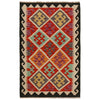 Small Size Chobi Kilim 2' 9" x 4' 3" ft / 83 x 130 cm - No. P35011