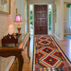 Hand Knotted Afghan Style Kilim Runner 2' 6"x 6' 6" ft / 76 x 197 cm - No. P35013
