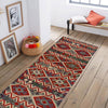 Handmade Turkish Design Wool Kilim Runner 2' 4"x 6' 5" ft / 70 x 196 cm - No. P35021