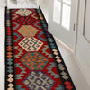Hand Made Afghan Kilim Runner 2' 0"x 6' 5" ft / 62 x 195 cm - No. P35055