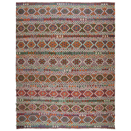 Large Size Chobi Kilim 10' 5" x 13' 5" ft / 317 x 409 cm - No. P35062