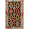 Hand Woven Wool Kelim 3' 3" x 5' 0" ft / 100 x 152 cm - No. P35085