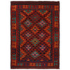 Flatweave Red Kilim 6' 4" x 8' 9" ft / 194 x 267 cm - No. P35087