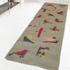 Hand Made Embroidery Kilim 2' 0"x 6' 2" ft / 60 x 187 cm - No. P35158