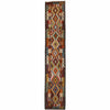Hand Woven Wool Kelim Runner 1' 10" x 9' 5" ft / 55 x 288 cm - No. P35360