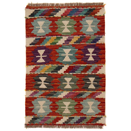 Small Size Chobi Kilim 1' 10" x 2' 10" ft / 56 x 86 cm - No. P35361