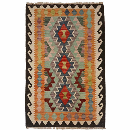 Small Size Chobi Kilim 2' 7" x 4' 4" ft / 80 x 133 cm - No. P35368
