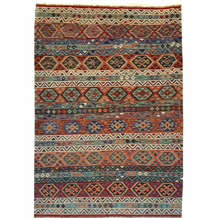 Handmade Vegetable Kelim 8' 3" x 11' 6" ft / 252 x 350 cm - No. P35385