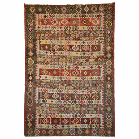 Large Size Chobi Kilim 10' 0" x 16' 5" ft / 304 x 500 cm - No. P35386