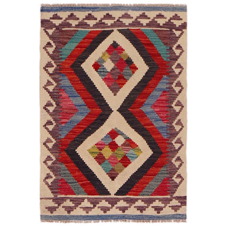 Small Size Chobi Kilim 1' 11" x 2' 11" ft / 59 x 88 cm - No. P35614