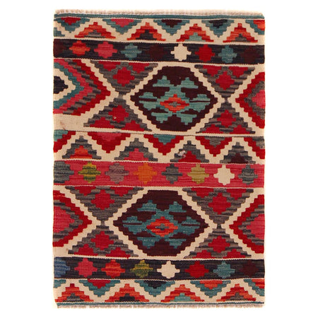 Hand Knotted Flatweave Kilim 2' 2" x 3' 1" ft / 67 x 95 cm - No. P35615