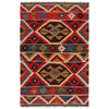 Multi Color ful Flat-Weave Wool Kilim 2' 2" x 3' 1" ft / 65 x 95 cm - No. P35621