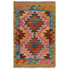 Handmade Vegetable Kilim 1' 11" x 3' 0" ft / 59 x 91 cm - No. P35622