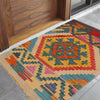 Handmade Turkish Design Wool Kilim 2' 2" x 3' 0" ft / 65 x 92 cm - No. P35628