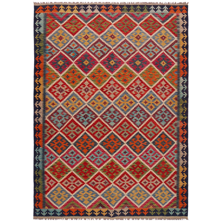 Medium Size Chobi Kilim 5' 10" x 8' 4" ft / 179 x 254 cm - No. P35644