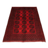 Hand Knotted Afghan Filpa Rug - Red Oriental Wool Carpet 6' 11" x 10' 1" ft / 210 x 307 cm - No. P35679