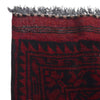 Hand Knotted Afghan Filpa Rug - Red Oriental Wool Carpet 6' 11" x 10' 1" ft / 210 x 307 cm - No. P35679