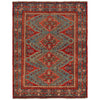Rich Red Color Shiraz Carpet 5' 1" x 6' 7" ft / 154 x 200 cm - No. P35680