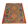Small Size Chobi Kilim 3' 8" x 4' 11" ft / 111 x 149 cm - No. P35688