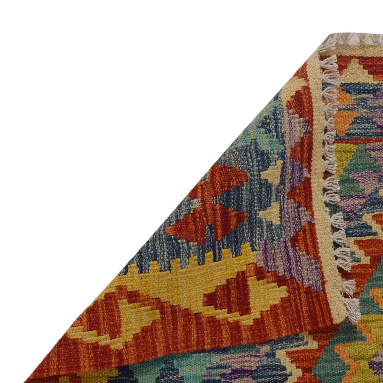 Small Size Chobi Kilim 3' 8" x 4' 11" ft / 111 x 149 cm - No. P35688