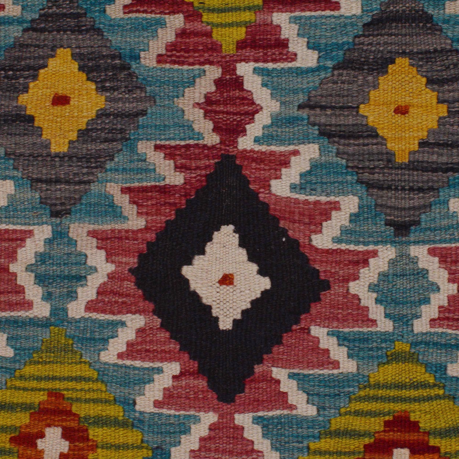 Hand Knotted Flatweave Kilim 3' 3" x 5' 0" ft / 100 x 152 cm - No. P35689