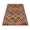 Handmade Afghan Vegetable Kilim 3' 5" x 5' 0" ft / 103 x 153 cm - No. P35690