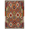 Handmade Vegetable Kilim 3' 3" x 4' 9" ft / 100 x 146 cm - No. P35693