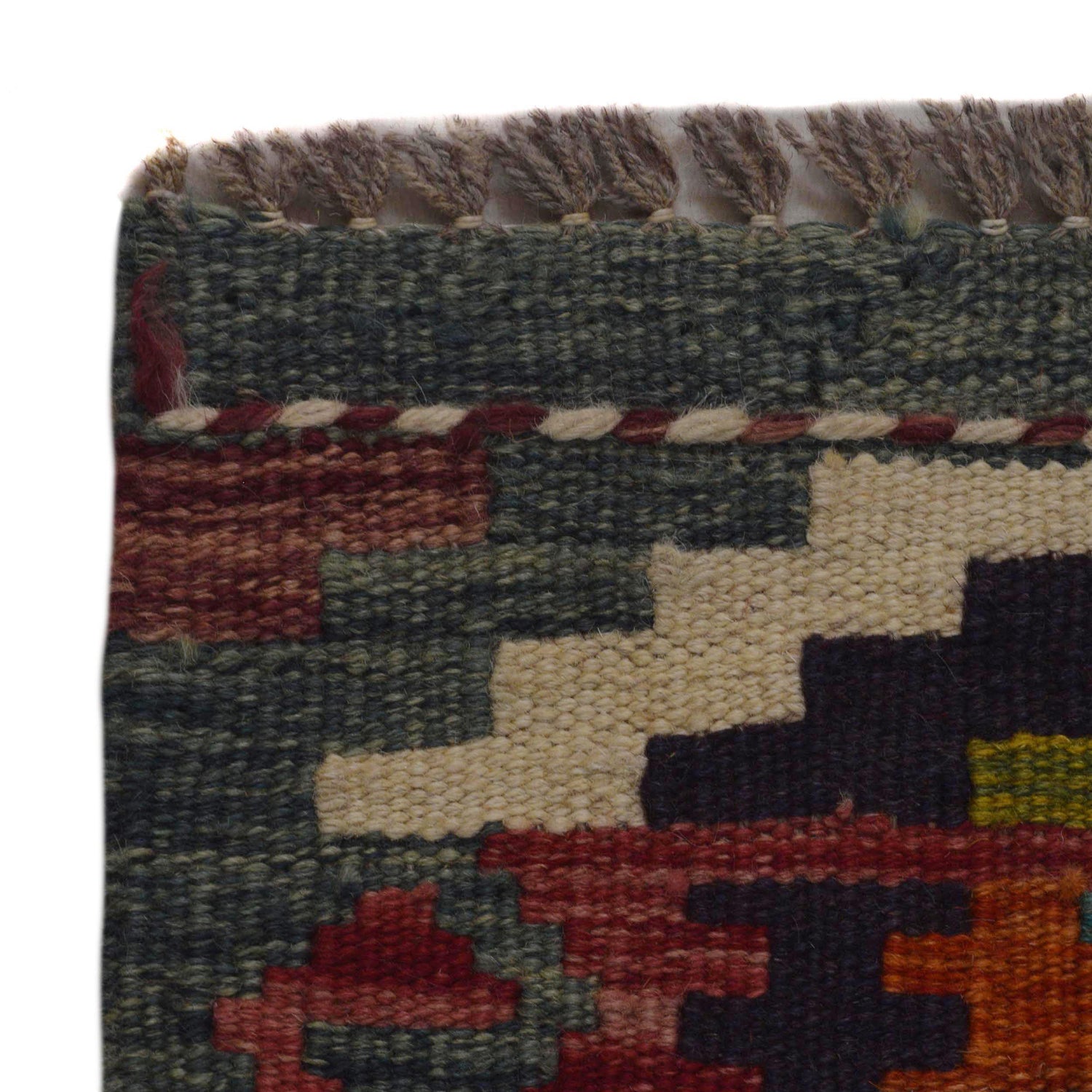 Handmade Vegetable Kilim 3' 3" x 4' 9" ft / 100 x 146 cm - No. P35693