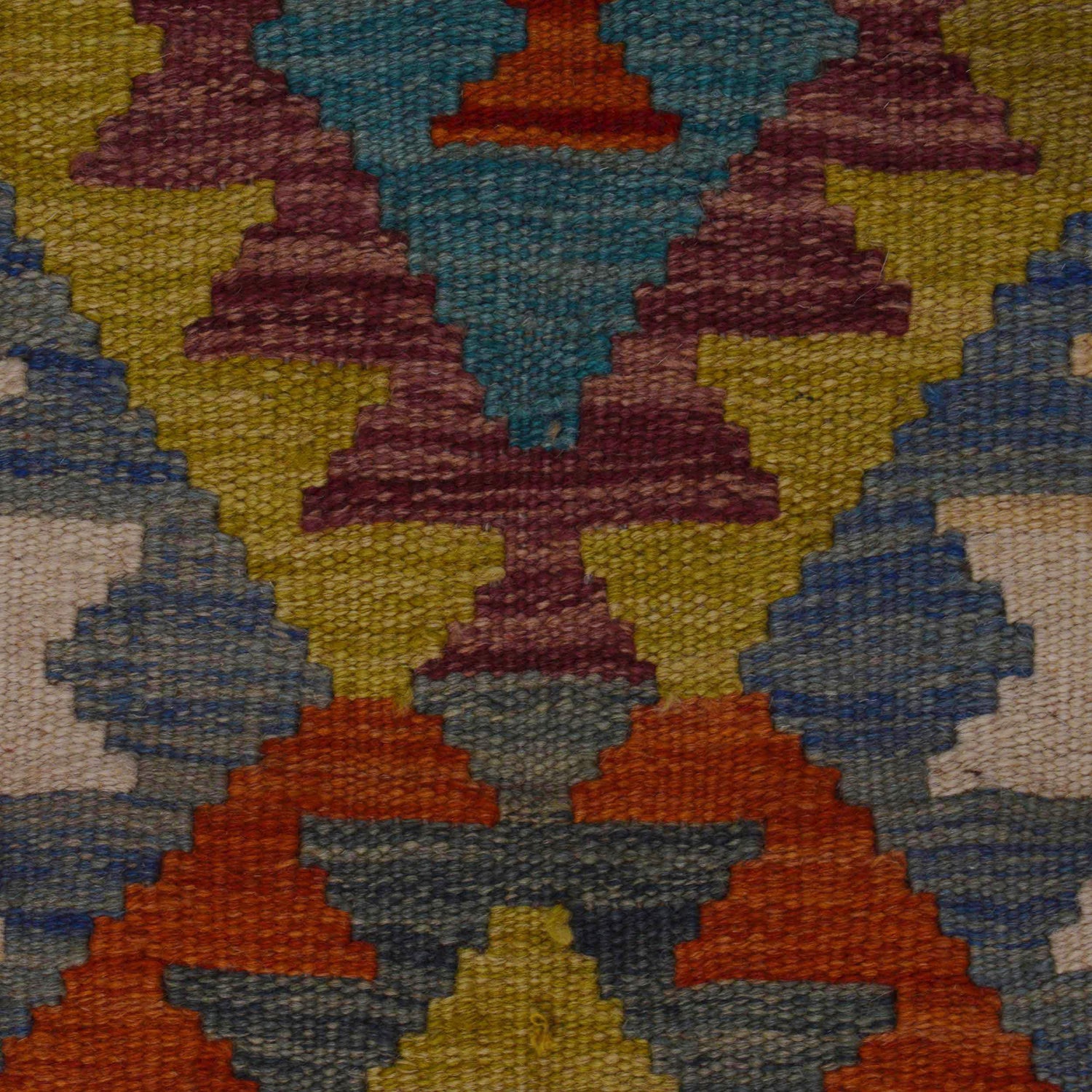 Handmade Vegetable Kilim 3' 3" x 4' 9" ft / 100 x 146 cm - No. P35693