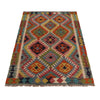 Handmade Turkish Design Wool Kilim 3' 4" x 4' 11" ft / 101 x 149 cm - No. P35697