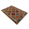 Handmade Turkish Design Wool Kilim 3' 4" x 4' 11" ft / 101 x 149 cm - No. P35697
