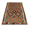 Handmade Afghan Vegetable Kilim 3' 4" x 5' 0" ft / 101 x 153 cm - No. P35700
