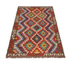 Hand Made Afghan Kilim 3' 4" x 5' 3" ft / 102 x 159 cm - No. P35701