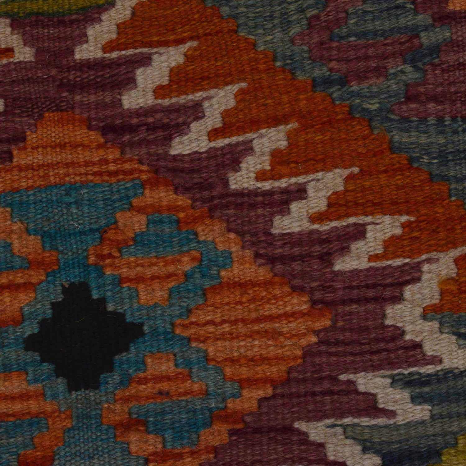 Handmade Vegetable Kilim 3' 3" x 5' 1" ft / 98 x 154 cm - No. P35704