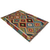 Hand Knotted Afghan Style Kilim 3' 4" x 4' 11" ft / 101 x 149 cm - No. P35706