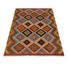 Hand Woven Wool Kelim 3' 4" x 4' 11" ft / 102 x 151 cm - No. P35707