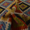 Hand Woven Wool Kelim 3' 4" x 4' 11" ft / 102 x 151 cm - No. P35707