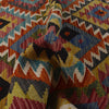 Handmade Turkish Design Wool Kilim 3' 3" x 4' 11" ft / 98 x 149 cm - No. P35708