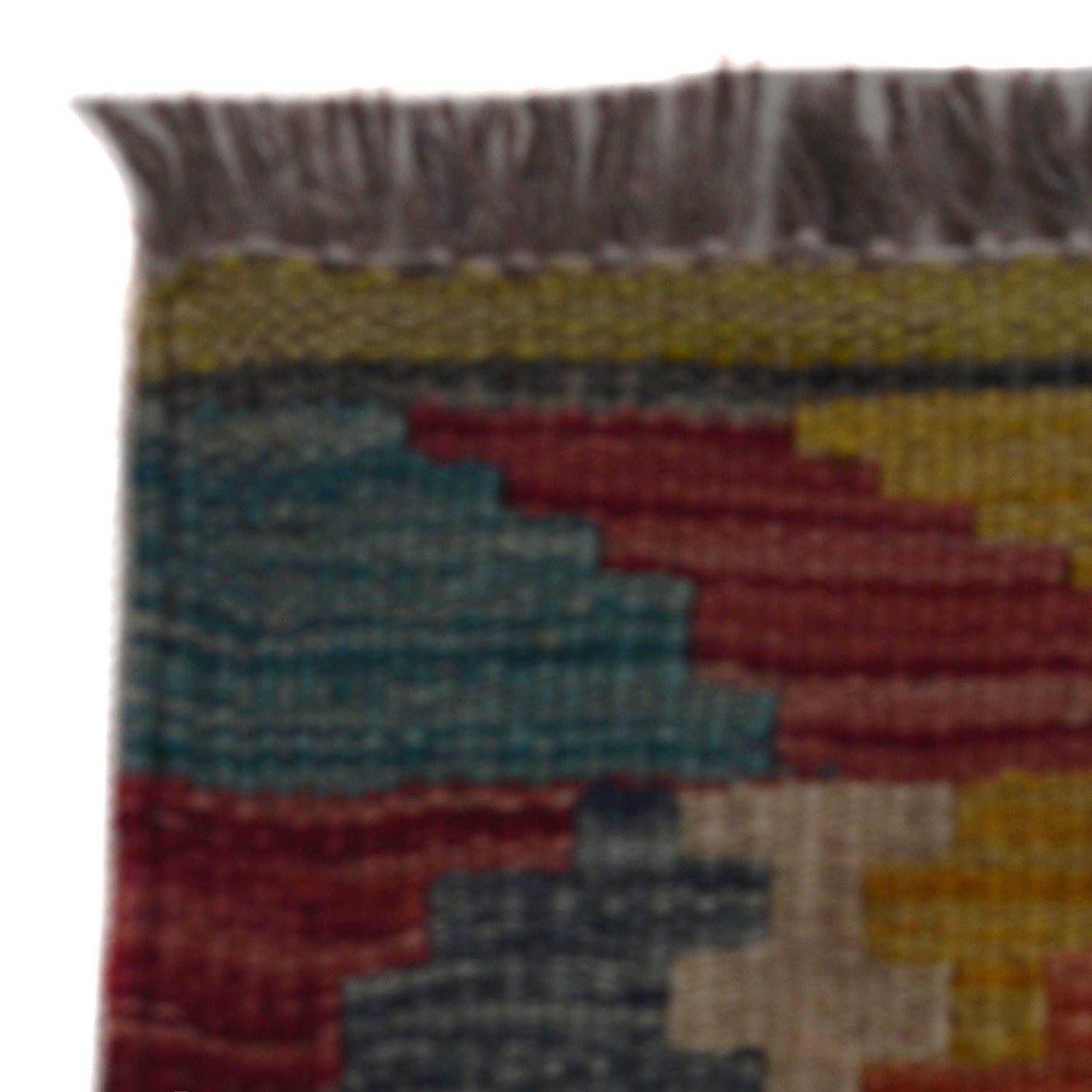 Hand Knotted Afghan Style Kilim 3' 4" x 4' 11" ft / 101 x 149 cm - No. P35716