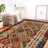 Hand Woven Wool Kelim 3' 3" x 4' 11" ft / 100 x 149 cm - No. P35717