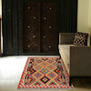 Handmade Turkish Design Wool Kilim 3' 4" x 4' 10" ft / 102 x 148 cm - No. P35718